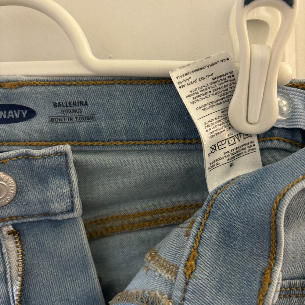 Old Navy Ballerina Two Toned Girls Jeans